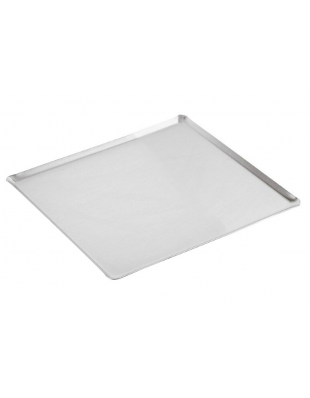 Teglia GN 2/1 rettangolare in alluminio - cm 53x65x1h