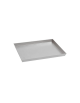 Teglia rettangolare in acciaio alluminato - cm 35x28x3h