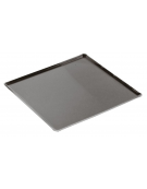 Teglia GN 2/1 rettangolare in alluminio siliconato - cm 53x65