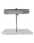 Lampada a infrarossi in acciaio inox per zucchero - 3 potenze selezionabili 500-1000-1500W - cm 61x41x50h