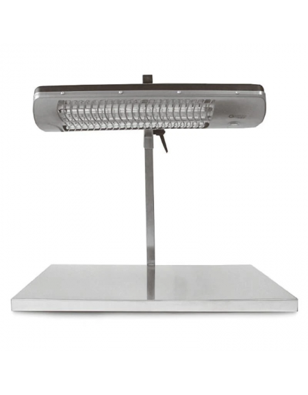 Lampada a infrarossi in acciaio inox per zucchero - 3 potenze selezionabili 500-1000-1500W - cm 61x41x50h
