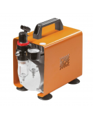 Compressore elettrico per penna aerografa - capacità bar 4 - potenza Watt 200 - cm 16x30x23h