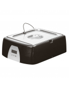 Temperatrice digitale in polietilene con vasca e coperchio in acciaio inox - capacità Lt 6 - cm 40x33x13,5h