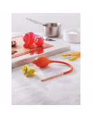 Pompetta in gomma per zucchero soffiato con terminale in rame