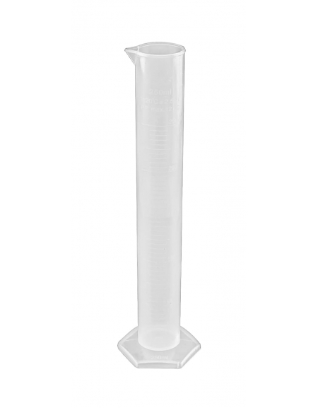 Provetta alimentare graduata in polietilene per pesa sciroppo - capacità ml 100 - diametro cm 3 - altezza cm 25