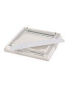 Set 4 telai per ganache in acciaio inox con base in teflon - cm 39x45x13h