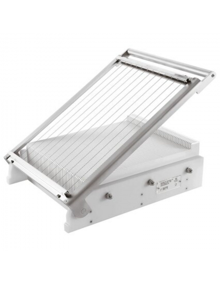 Chitarra in polietilene e polistirene con telaio in acciaio inox - portata Kg 16  - cm 53x45x16h