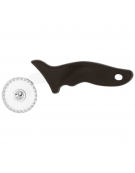 Rotella tagliapasta a lama ondulata in acciaio inox e manico in polipropilene - diametro cm 5,5 - lunghezza cm 18