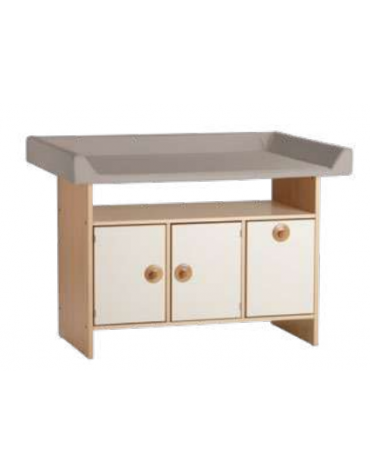 MOBILE FASCIATOIO CON 3 ANTE - cm 120x75x85h - CONFORME AI CAM