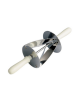 Rullo tagliapasta per croissants in acciaio inox con manico in polipropilene  - dimensione rullo cm 18x14