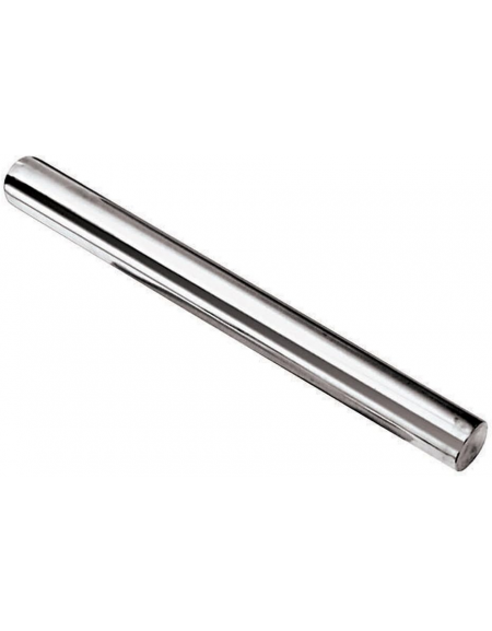 Mattarello in acciaio inox lucido - diametro Ø cm 5 - lunghezza cm 50