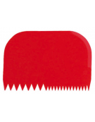 Set 10 raschietti in polipropilene con pettini decoratori - mm 145x99