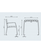 Set inclusivo composto da 1 tavolo e 2 panchine con schienale, con doghe in legno di pregio, struttura in acciaio - cm L.180