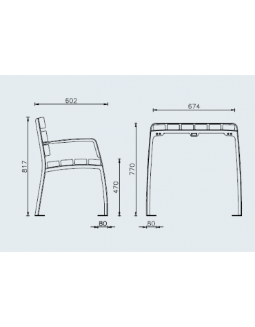 Set inclusivo composto da 1 tavolo e 2 panchine con schienale, con doghe in legno di pregio, struttura in acciaio - cm L.180