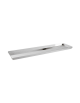 Vassoio espositore rettangolare in acciaio inox - cm 40x10x1,5h