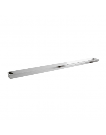 Vassoio espositore rettangolare in acciaio inox - cm 50x10x1,5h