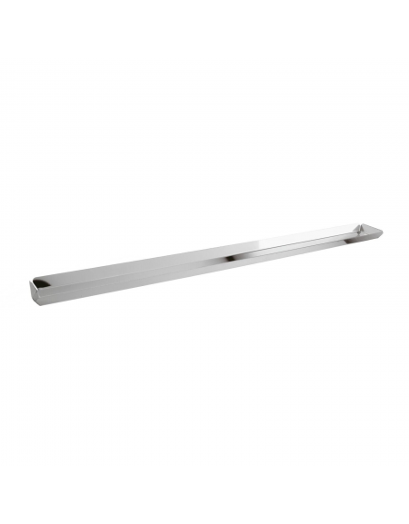 Vassoio espositore rettangolare in acciaio inox - cm 50x10x1,5h