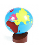 GLOBO DEI CONTINENTI COLORATO - MONTESSORI