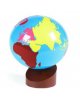 GLOBO DEI CONTINENTI COLORATO - MONTESSORI
