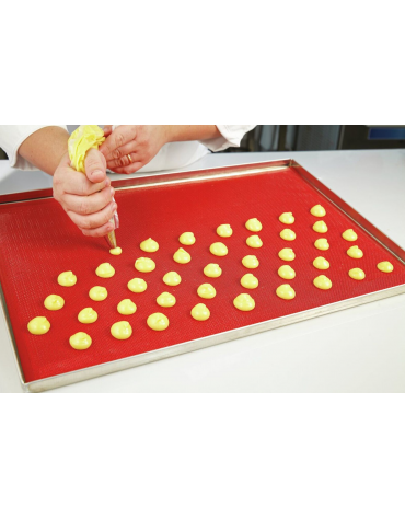 Tappeto GN 1/1 microforato in silicone - cm 53x32,5