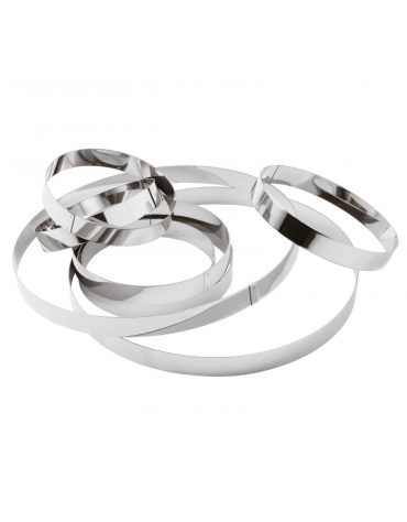 Anello per torte in acciaio inox - diametro Ø cm 7 - altezza cm 2