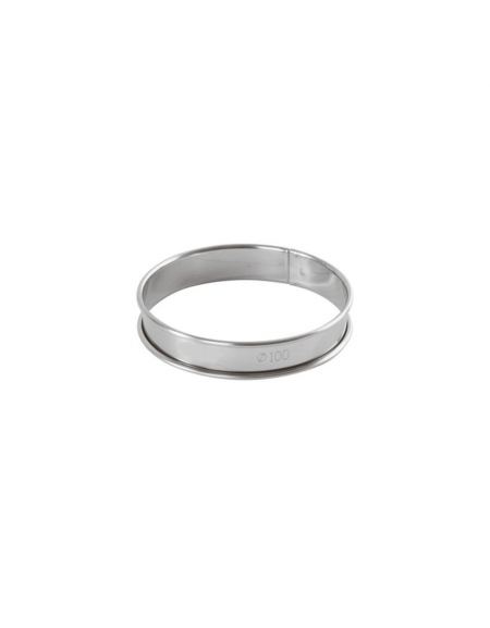 Anello per torte in acciaio inox - diametro Ø cm 10 - altezza cm 2