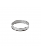 Anello per torte in acciaio inox - diametro Ø cm 9 - altezza cm 2