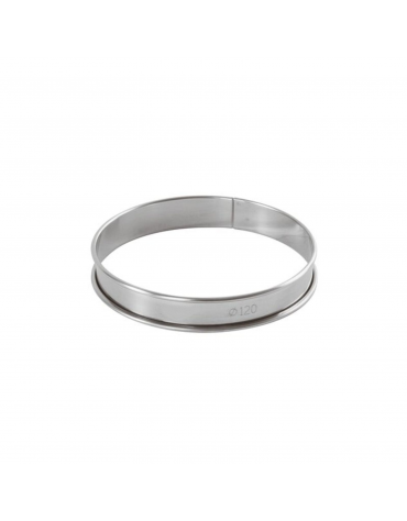 Anello per torte in acciaio inox - diametro Ø cm 14 - altezza cm 2