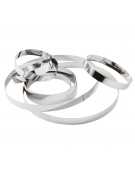 Anello per torte in acciaio inox - diametro Ø cm 18 - altezza cm 2