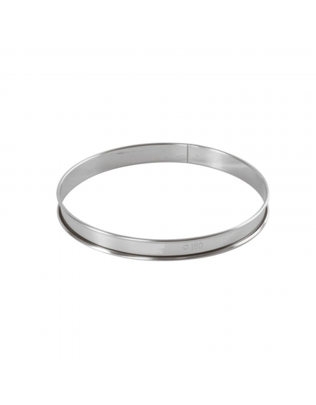 Anello per torte in acciaio inox - diametro Ø cm 18 - altezza cm 2