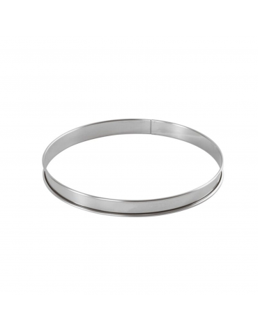 Anello per torte in acciaio inox - diametro Ø cm 20 - altezza cm 2