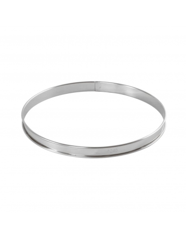 Anello per torte in acciaio inox - diametro Ø cm 24 - altezza cm 2