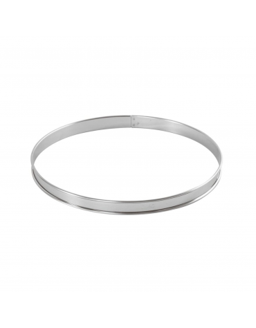 Anello per torte in acciaio inox - diametro Ø cm 26 - altezza cm 2