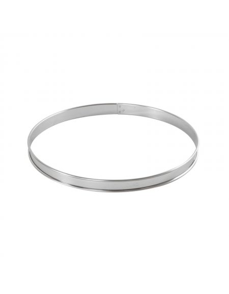 Anello per torte in acciaio inox - diametro Ø cm 26 - altezza cm 2