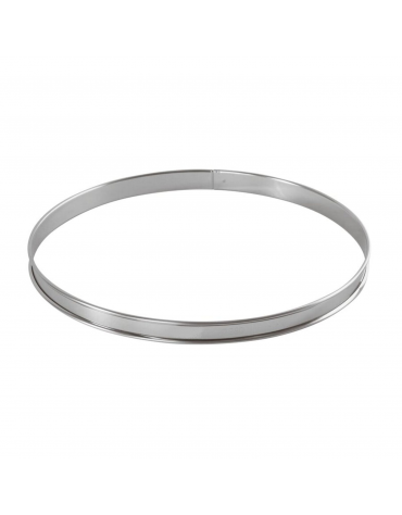 Anello per torte in acciaio inox - diametro Ø cm 28 - altezza cm 2