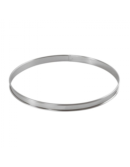 Anello per torte in acciaio inox - diametro Ø cm 28 - altezza cm 2