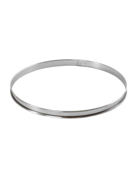 Anello per torte in acciaio inox - diametro Ø cm 30 - altezza cm 2