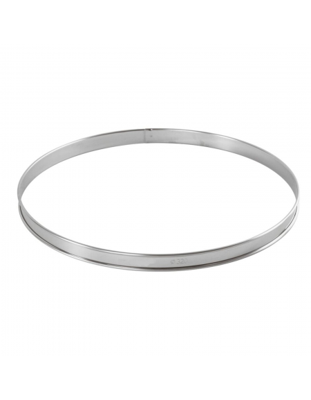 Anello per torte in acciaio inox - diametro Ø cm 32 - altezza cm 2