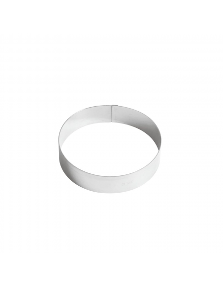 Anello per torte in acciaio inox - diametro Ø cm 14 - altezza cm 3,5