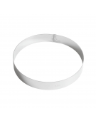 Anello per torte in acciaio inox - diametro Ø cm 22 - altezza cm 3,5