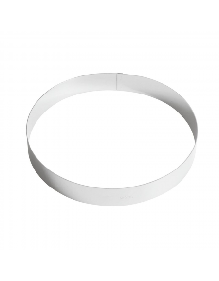 Anello per torte in acciaio inox - diametro Ø cm 24 - altezza cm 3,5