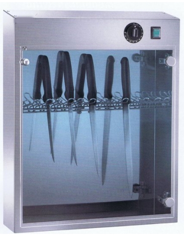 Armadietto sterilizzatore a raggi UV da 14 coltelli