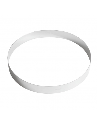Anello per torte in acciaio inox - diametro Ø cm 28 - altezza cm 3,5