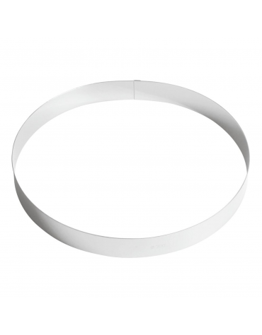 Anello per torte in acciaio inox - diametro Ø cm 30 - altezza cm 3,5