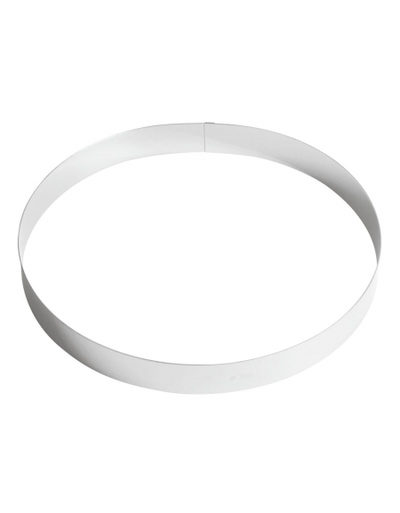 Anello per torte in acciaio inox - diametro Ø cm 30 - altezza cm 3,5