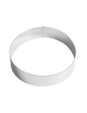 Anello per mousse in acciaio inox - diametro Ø cm 20 - altezza cm 4,5