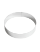 Anello per mousse in acciaio inox - diametro Ø cm 22 - altezza cm 4,5