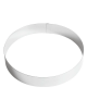 Anello per mousse in acciaio inox - diametro Ø cm 26 - altezza cm 4,5