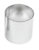 Anello per mousse in acciaio inox - diametro Ø cm 26 - altezza cm 4,5