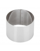 Anello per torta gelato in acciaio inox - diametro Ø cm 10 - altezza cm 6